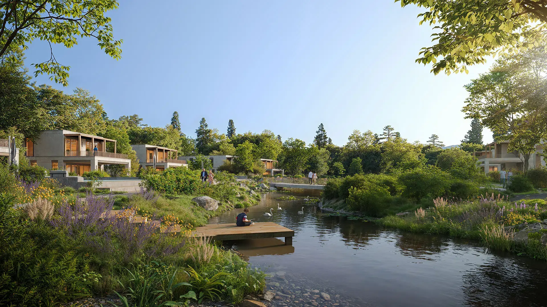 Tbilisi Waterfront by Eagle Hills showcasing luxury riverfront community in Krtsanisi with villas, townhouses, and premium lifestyle amenities